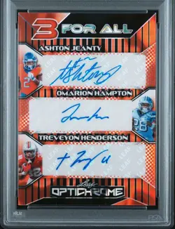 💥2025 Optichrome 3 For All RC Jeanty Hampton Henderson SSP 1/1 PSA 10 Auto!💥 - Image 4