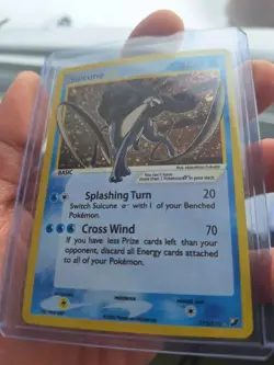 Suicune GOLD STAR CUSTOM Fan Art, DIY Custom Card, For Display Only - Image 3