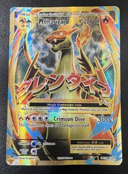 Pokemon TCG Mega M Charizard EX Evolutions Holo Full Art Ultra Rare Card 101/108 - Image 1