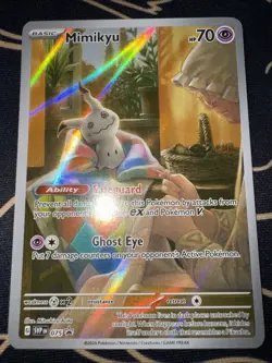 Mimikyu 075 SV Scarlet & Violet Promo Holo Basic ENGLISH Pokemon TCG Card - Image 2
