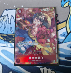 Bandai One Piece Card Game Monkey D. Luffy P-001 Chinese New Year Promo - Image 1