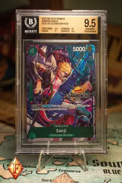 One Piece Sanji EB01-014 Championship 25-26 Celebration CARD BGS 9.5 GEM MINT - Image 1