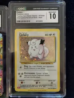 6 Graded Pokemon Cards All Gem Mint 10s CGC and Psa - Image 4