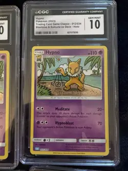6 Graded Pokemon Cards All Gem Mint 10s CGC and Psa - Image 5