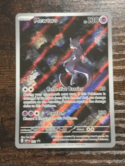 Mewtwo 052 Scarlet & Violet 151 UPC Promo Card Holo Illustration Rare NM - Image 1
