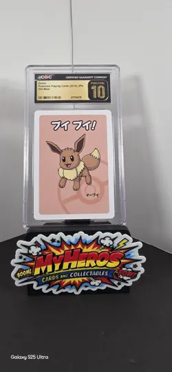 Pokemon Playing Cards 2019 JPN Old Maid CGC Pristine 10 Eevee - Image 1