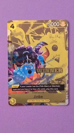 Jinbe Winner Pack 2025 Vol. 3 EB02-055 One Piece TCG Promotion Cards Foil NM - Image 1