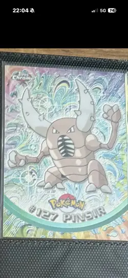 Private listing three Pokemon Topps chrome cards pinsir, chansey and kabuto - Image 2