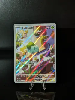 Pokemon TCG Bulbasaur Holo Card Illustration Stellar Crown Rare 143/142 NM ✨ - Image 1