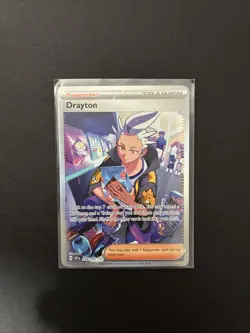 Pokemon TCG Trainer Drayton Supporter Card 244/191 - Image 1