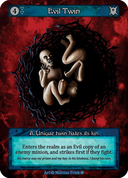 Sorcery Contested Realm - Gothic - Non Foil - Evil Twin - Image 1