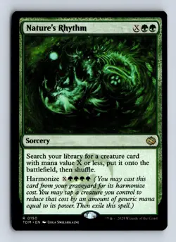 Nature's Rhythm 150 R Tarkir: Dragonstorm Magic: The Gathering NM/M - Image 1