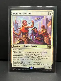 Dora Milaje Elite (Surge Foil) 12 Holo Commander: Marvel Super Heroes MtG NM - Image 1