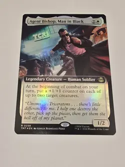 Agent Bishop, Man in Black (Extended Art) Teenage Mutant Ninja Turtles Foil - Image 1