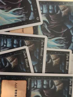 Dark Ritual Magic MTG 4th Edition NM X1 Orginal Owner - Image 5