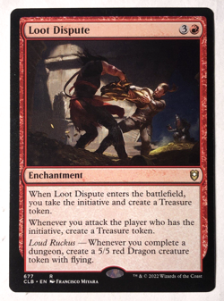 Loot Dispute 677 Commander Legends: Battle for Baldur's Gate MTG Magic NM - Image 1