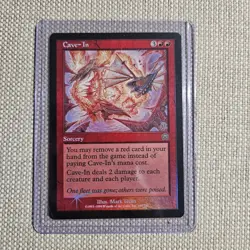 Wizards of the Coast MTG Cave-In #180/350 English Foil Red Sorcery MINT - Image 4