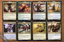 Lot of 8 Rare & Mythic GOLD Angel Creatures *NM* EDH Group Magic MTG Set Liesa - Image 1