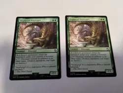 MTG -1X Displaced Dinosaurs X1 - Universes Beyond: Doctor Who - NM FREE SHIPPING - Image 1