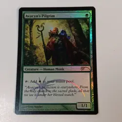 Magic: The Gathering Avacyn's Pilgrim FNM Promos 2012 Foil Promo Green EN - Image 3
