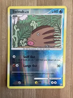Swinub - 123/146 - Common - Reverse Holo MP, English Pokemon Legends Awakened - Image 1