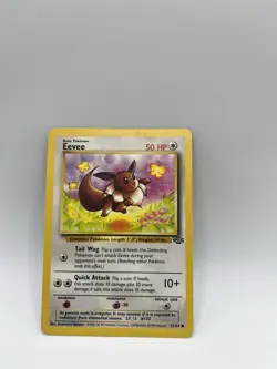 Eevee 51/64 Jungle Unlimited Pokemon TCG 1999 Vintage - Image 1