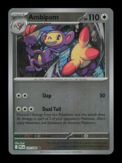 REVERSE HOLO AMBIPOM RARE 079/094 NM POKEMON - Image 1