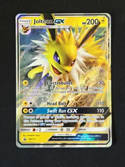 Jolteon GX SM173 Sun & Moon Special Collection Box Promo Art Rare Pokemon NM - Image 1