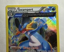 Pokemon Swampert XY Primal Clash 36/160 Holo Rare Reverse Holo Alpha Growth 140… - Image 2