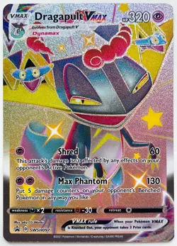 Dragapult VMAX SWSH097 Holo Black Star Promo Pokemon NM - Image 1