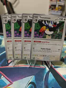 Playset of 4 Toucannon 068/084 Pokemon Pitch Black - NM - Image 1