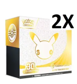 2x Pokemon Center 30th Anniversary ETB Elite Trainer Box Lot New Sealed *PRESALE - Image 1