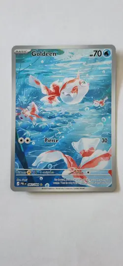 The Pokemon Company Goldeen 87/084 Pitch Black Full Art Holo Water Rare English - Image 1