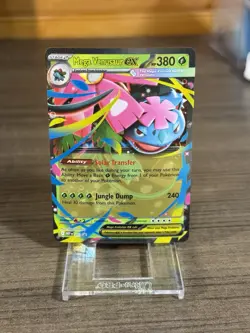 Pokemon Mega Venusaur ex MEP 013 Mega Evolution Black Star Promo - Image 1