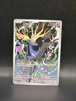 Pokemon TCG Xerneas Illustration Rare Full Art Holo 091/086 Chaos Rising C - Image 1