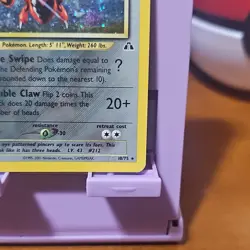 Pokemon TCG Scizor 10/75 Neo Discovery Unlimited Holo Rare LP - Image 5