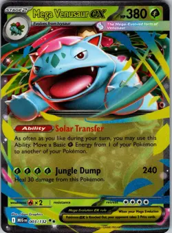 Mega Venusaur ex - 003/132 ME01: Mega Evolution Pokemon NM Holo - Image 1