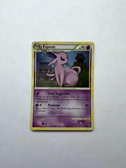 Pokemon TCG Espeon Undaunted Holo 2/90 2010 - Image 2
