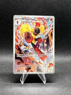 Pokemon TCG Armarouge 086/084 PBL EN Full Art Holo Illustration Rare English - Image 1