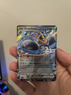 2025 Pokemon TCG Empoleon EX 070/094 Holo Double Rare Phantasmal Flames NM - Image 1