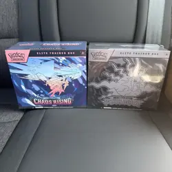 Pokemon Chaos Rising & Pitch Black Elite Trainer Boxes Factory Sealed ETB Lot 2 - Image 1