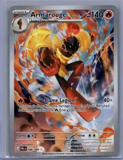 Pokemon TCG Armarouge Pitch Black Illustration Rare 86/84 In hand! - Image 1