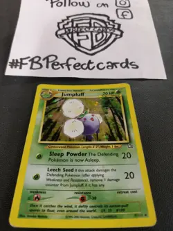 POKEMON NEO GENESIS UNLIMITED JUMPLUFF HOLO 7/111 DMG ENG - Image 1