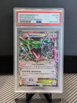 2015 Pokemon XY Rayquaza Xy66 Black Star Promo PSA 5 - Image 1