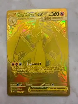 Mega Charizard Y ex 294/217 Mega Hyper Rare Ascended Heroes Pokemon TCG NM - Image 1