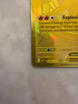 Mega Charizard Y ex 294/217 Mega Hyper Rare Ascended Heroes Pokemon TCG NM - Image 4
