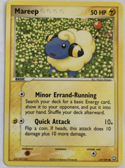 Pokemon TCG Mareep EX Team Rocket Returns 67/109 Non-Holo - Image 3