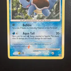 Squirtle 112/132 Pokemon TCG D&P Secret Wonders Common Moderate Play MP - Image 3
