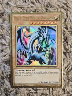 Blue-Eyes White Dragon MGED-EN001 Maximum Gold: El Dorado 1st Edition - Image 1