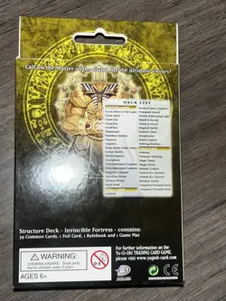 Yu-Gi-Oh! TCG Structure Deck Invincible Fortress 1st Ed English 2007 - Image 3